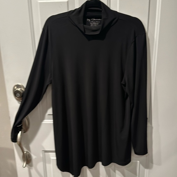 Chico’s black mock turtleneck tunic. - Picture 1 of 5